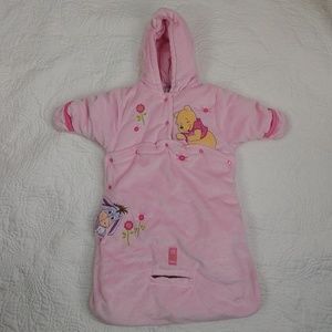 Winnie the Pooh pink baby snuggler